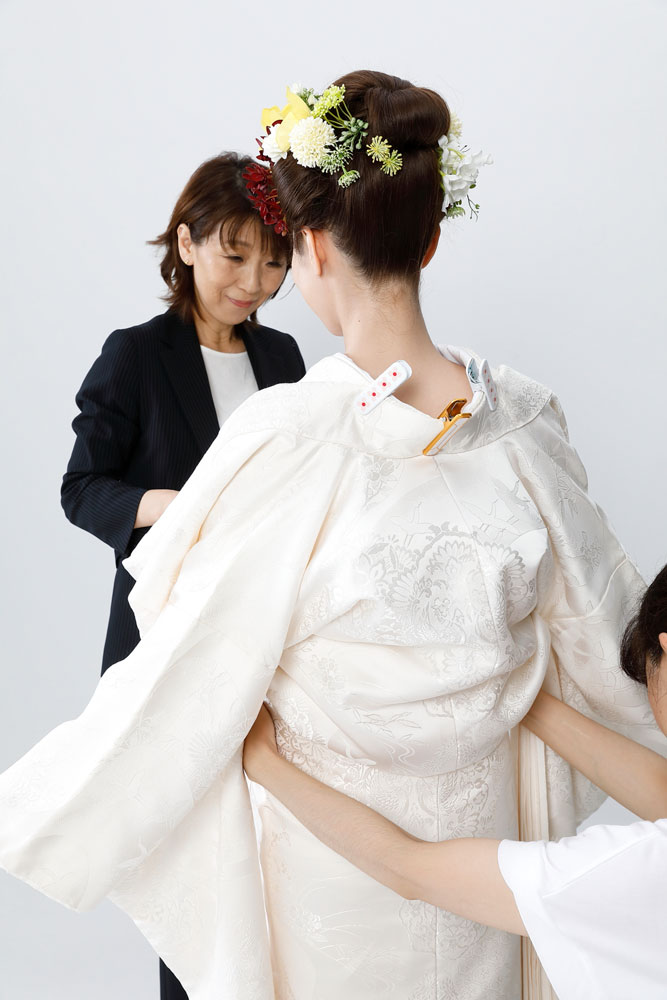 日本の結婚式 プロによる花嫁着付け講習会セミナー 都内着物着付けスクール | 着付け師 杉山幸恵 和装婚礼 神社挙式 東京